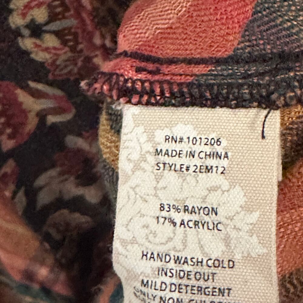 Soft Surroundings Icon Patchwork Button Top Women… - image 6